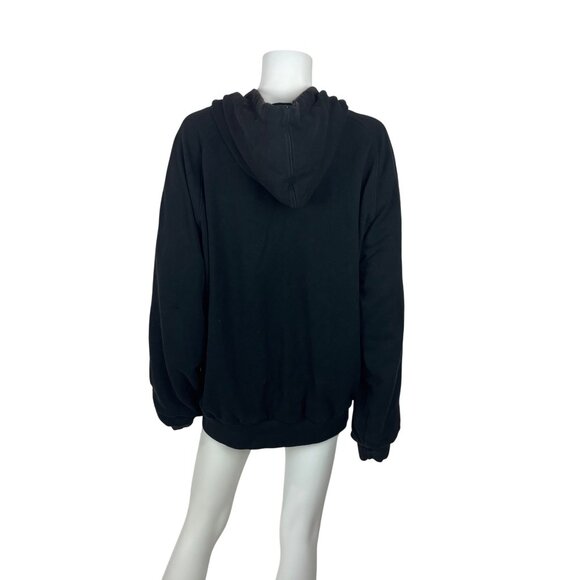 Sesame Street Cookie Monster Sweatshirt Reversible Black Blue Unisex XL Hoodie - Picture 7 of 11